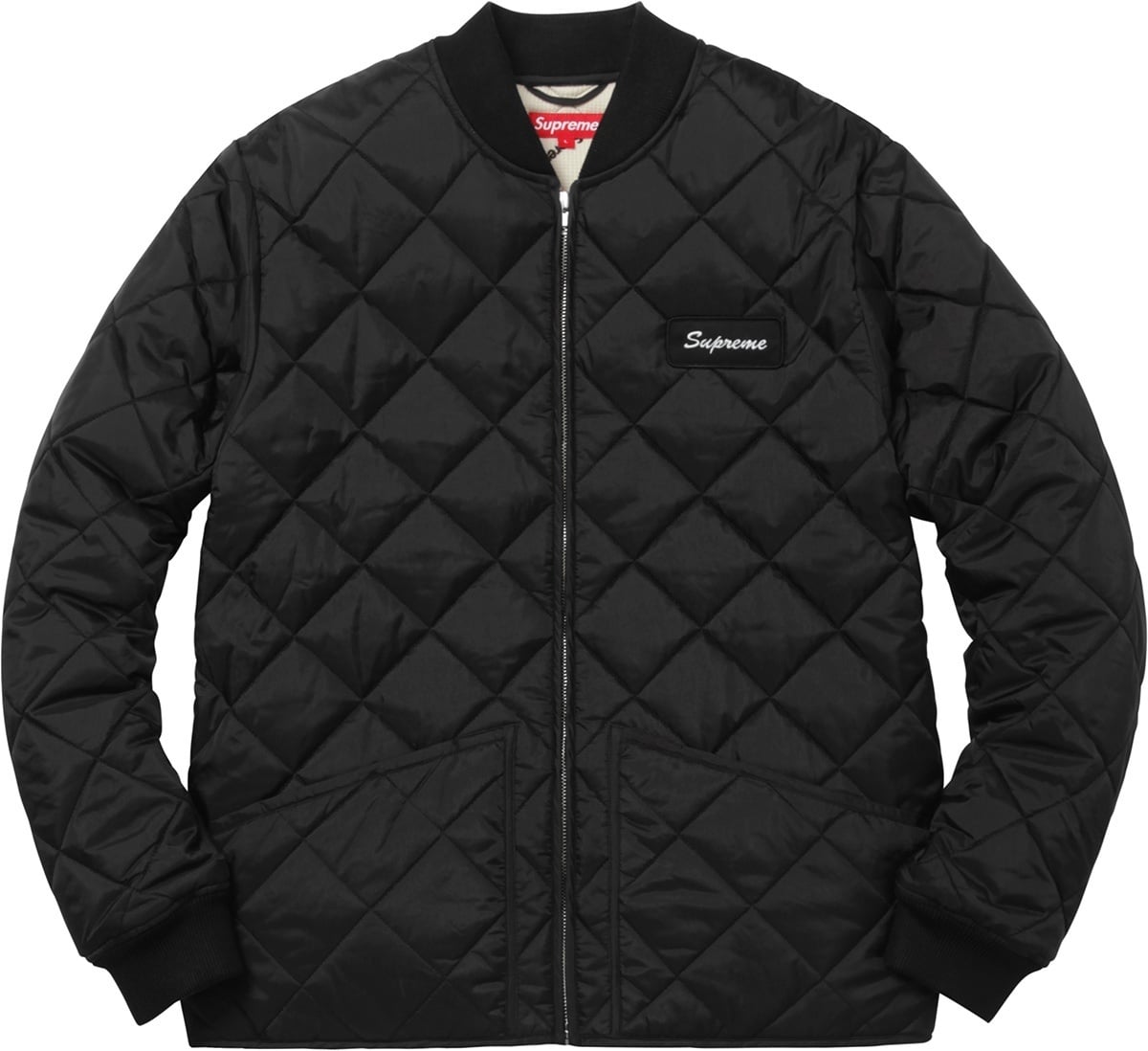 Color Blocked Quilted Jacket view 9